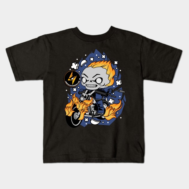 CCG Phantom Biker Kids T-Shirt by Comic Collectors Guild 